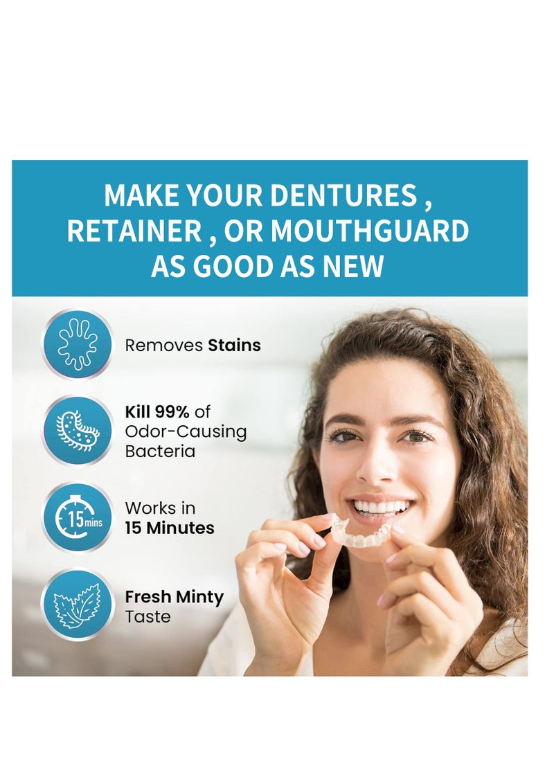 EELHOE Retainer Cleaner, Retainer Whitening Foam, Retainer Stain Removal Foam, Stain Removal Aligner, Retainer Cleaner, Teeth Whitening Foam, Mouth Guard Cleaner, Retainer Cleaning Foam for Oral Care 30ml - Image 4