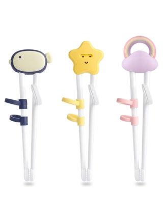 Training Chopsticks for Kids and Beginners - 3 Pairs with Learning Helper - pzsku/Z28F45AE05397645853B1Z/45/_/1733119671/6c0f992d-a111-4fdb-815e-58a9165d635a