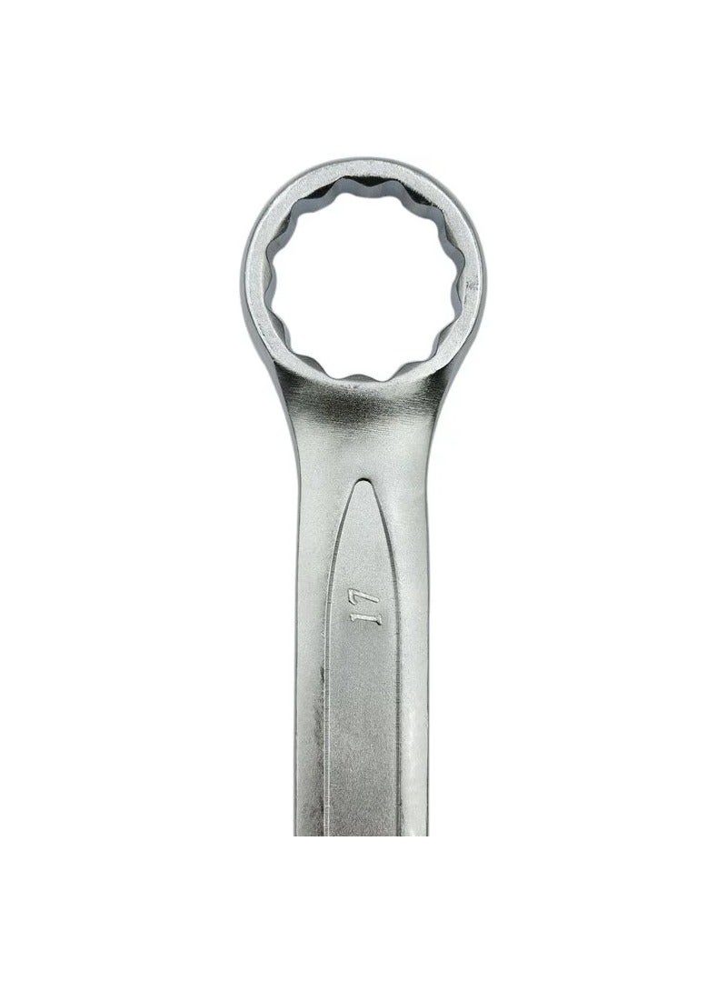 TOTAL 17 Size Double Side Spanner Combination Ring Open End Spanner Chrome Vanadium 1 Pcs TCSPA171 - Image 5