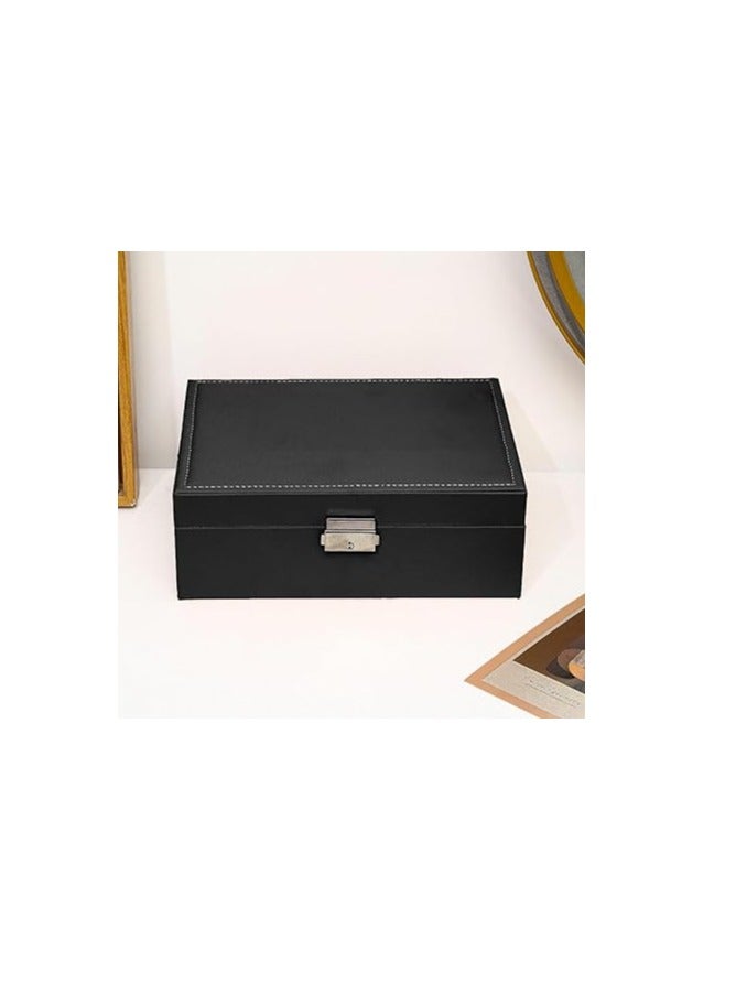 Spaceshoop Large Capacity Jewelry Box Travel Jewelry Organizer Multifunctional Necklace Earring Ring Storage Box Women Gift - Image 4