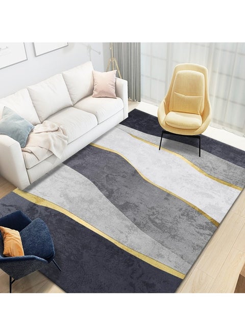 Squality Polyester Fiber Rectangular Simple And Comfortable Carpet(Carpet Only)