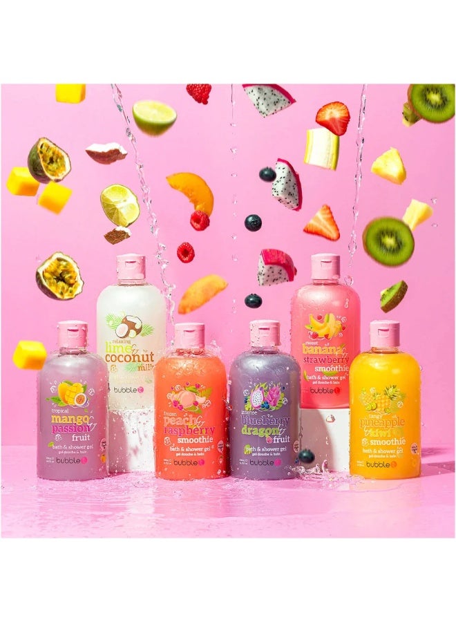 Bubble T Relaxing Lime & Coconut Milk Bath & Shower Gel 500ml - Image 4