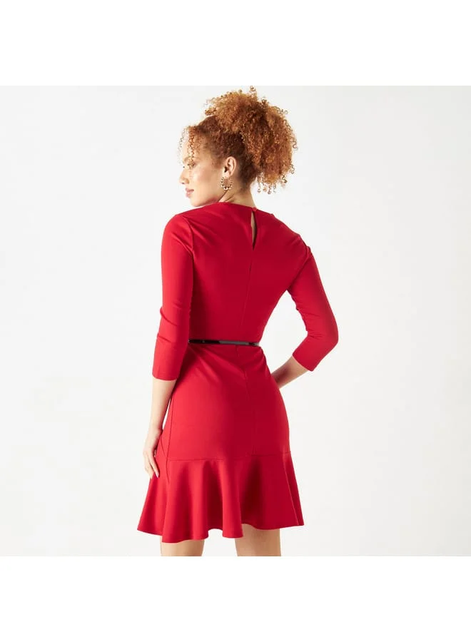 Splash FAV Red Flared Dress