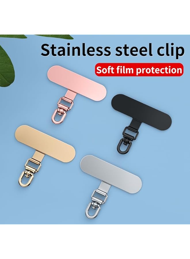 Green Tiger Universal Phone Tether Tabs & Metal Phone Patches, Sticky-Free Universal Phone Lanyard Patches for Cell Phone Straps, Easy Installation and Secure Attachment, Compatible with All Smartphones - Image 5