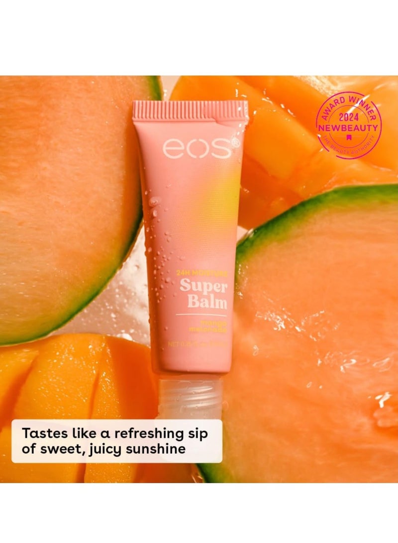 eos 24H Moisture Super Balm- Watermelon Frosé & Mango Melonade, Lip Mask, Day or Night Lip Treatment, Made for Sensitive Skin, 0.35 fl oz, 2-Pack - Image 2