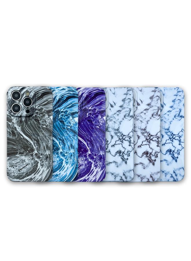 erorex Case For iPhone SE 2022 / SE 2020 / 8 / 7 Marble Pattern Phone Case - Image 2