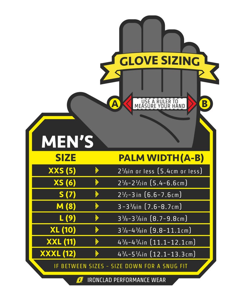 Ironclad Box Handler Work Gloves BHG, Extreme Grip, Performance Fit, Durable, Machine Washable, (1 Pair), X-Large - BHG-05-XL, Black - Image 5