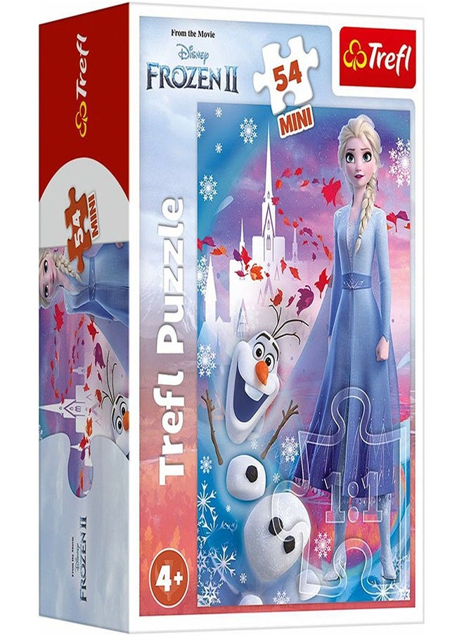 Trefl - Trefl - 54 Pieces In the world of anna and Elsa Frozen 2 Mini Puzzle - 19638 - Image 1
