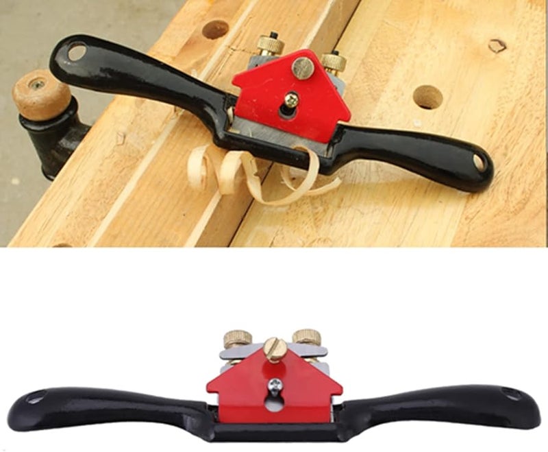 9 Inch Woodworking Spokeshave Plane Hand Tool For Trimming Irregular Wood Surfaces - Image 3
