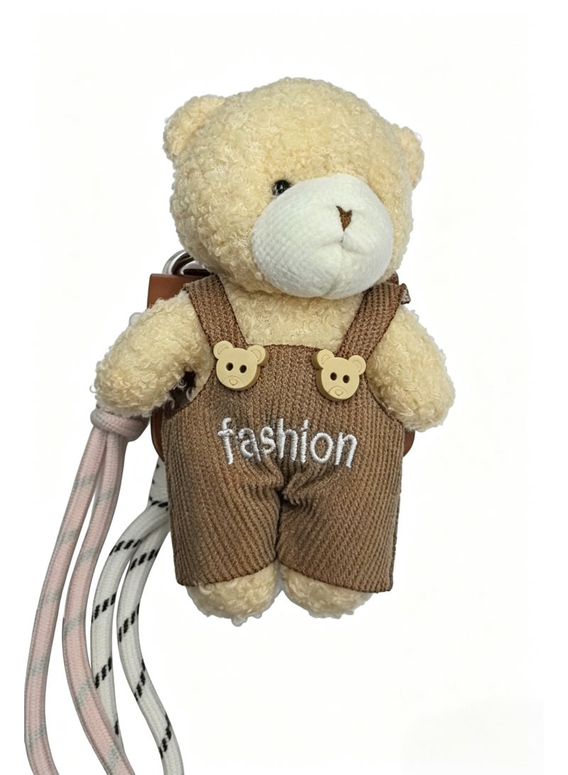 Teddy Bear Plush Bag Charm - Image 1