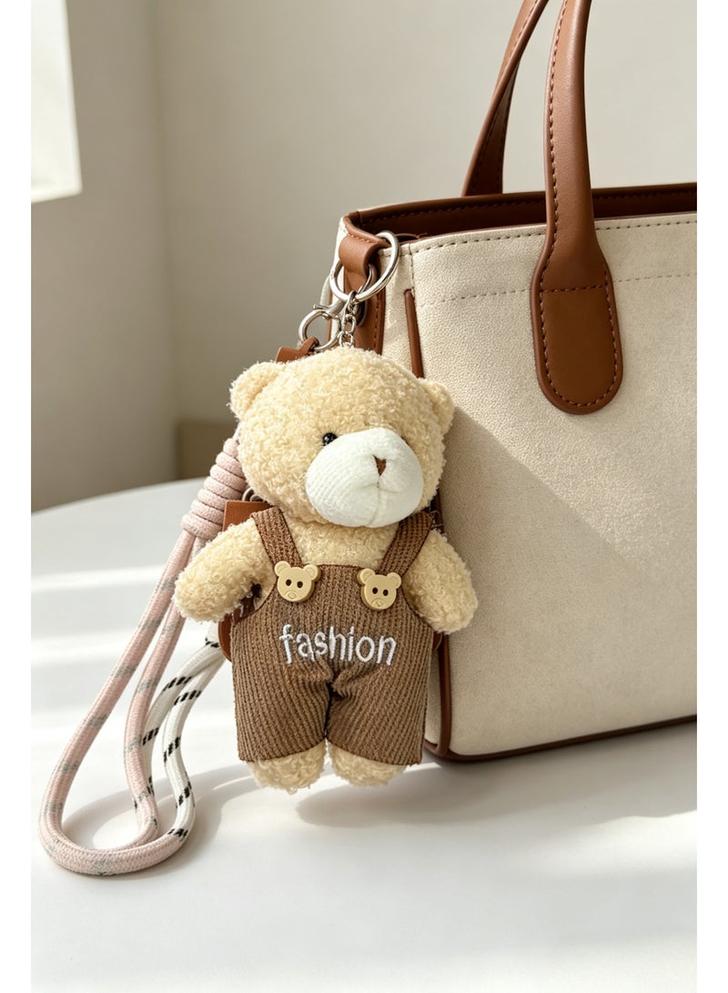 Teddy Bear Plush Bag Charm - Image 3