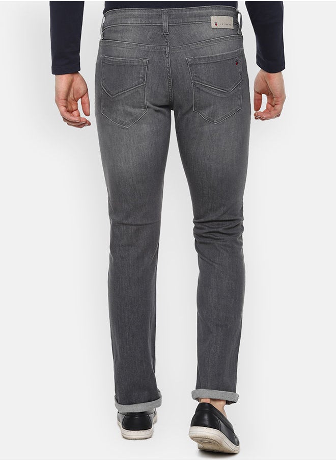 LOUIS PHILIPPE - Low Rise Slim Fit Denim Casual Jeans - Image 1