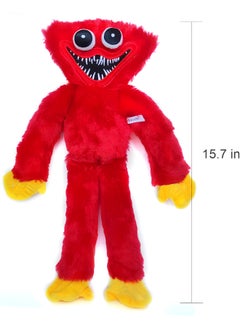 MAGIC VAULT Huggy Wuggy ,Huggy Wuggy Plush,Huggy Wuggy Toy,Poppy Playtime Plushie Monster Doll, Creepy Toys,Green Yellow Black Blue Red Horror Plushies Doll Rosydawn BEITELL (Red)  - Image 4