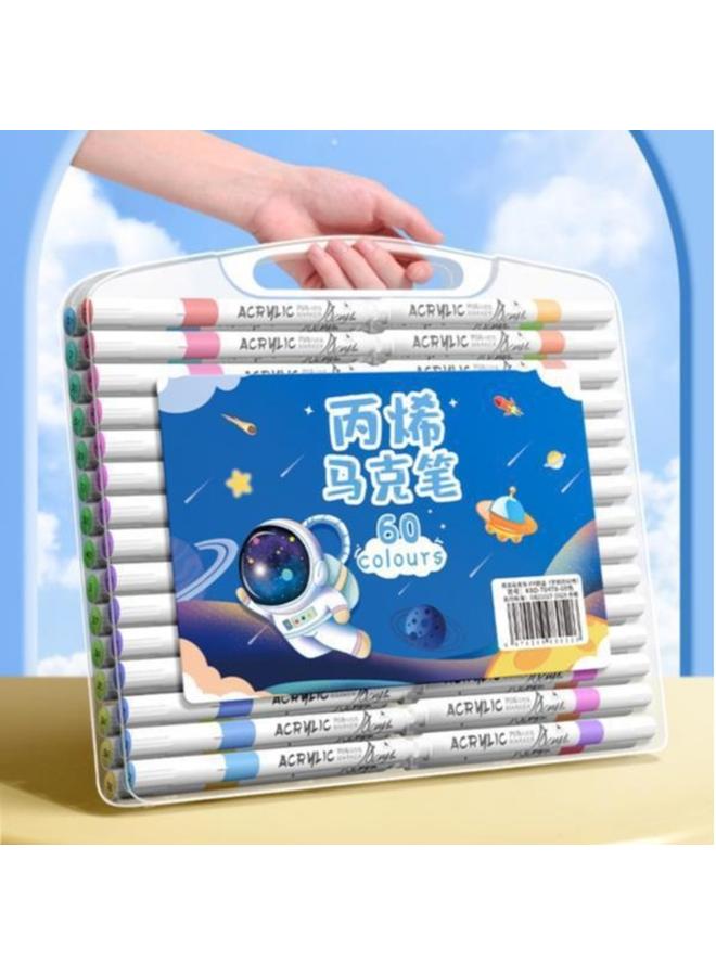 Bluejw Acrylic Marker Children's Watercolor Pen Refill Pupils Special For Primary School Art Painting Color Stackable Kindergarten  - Image 5