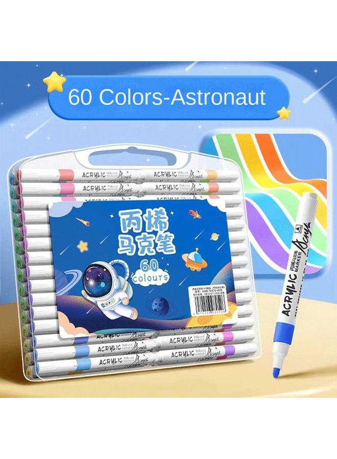 Bluejw Acrylic Marker Children's Watercolor Pen Refill Pupils Special For Primary School Art Painting Color Stackable Kindergarten  - Image 1