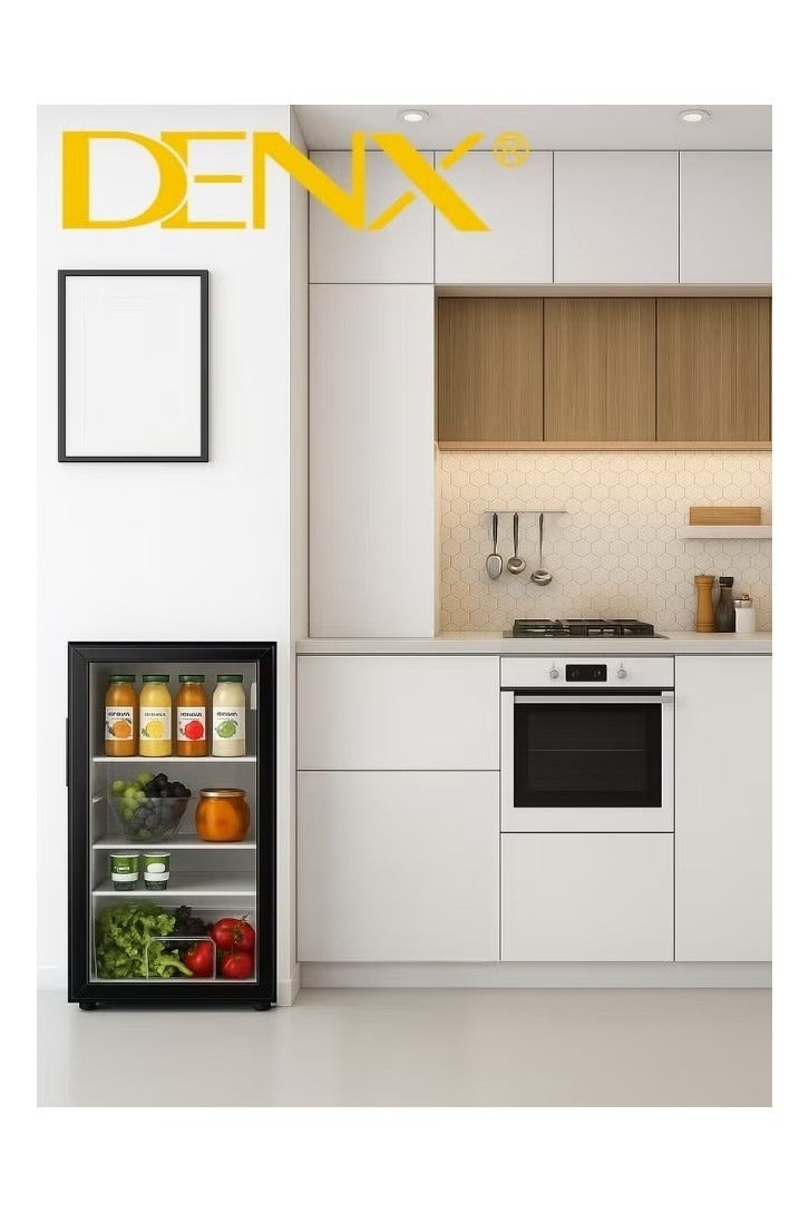 Denx 48L Mini Fridge - DX4502 - Direct Cooling, High Energy Efficiency, Stylish Metal Design, Ideal for Home, Office, and Dorms, Quiet Performance and Low Energy Consumption 55W - Image 3