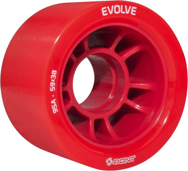 Bont Skates - Evolve Roller Derby Skates - Indoor Rollerskate Wheels - 88A, 92A, 95A, 98A - Red, Black, Blue, Purple - Image 4