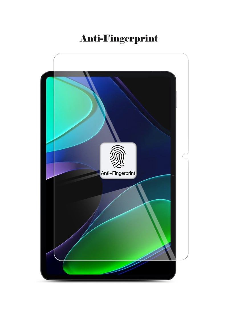 Techie HD Tempered Glass Screen Protector for Xiaomi Pad 6 / Xiaomi Pad 6 Pro 2023 11 inch - Anti Reflection Anti Bubbles 9H Hardness 0.33 mm Rounded Edges Easy Installation  - Image 2