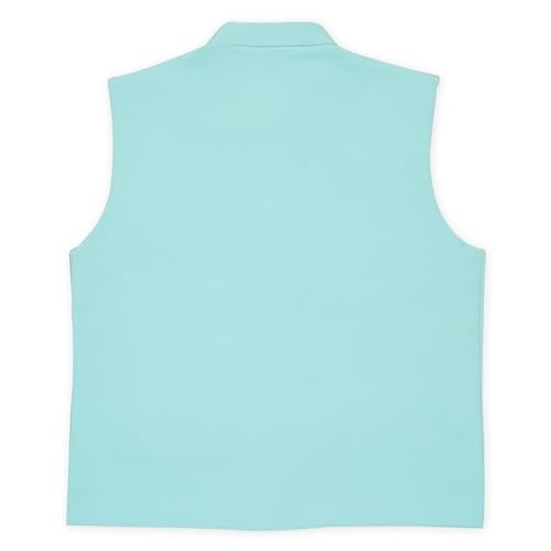 CAVIO Boys SeaGreen Solid Nehru Jacket - Image 3