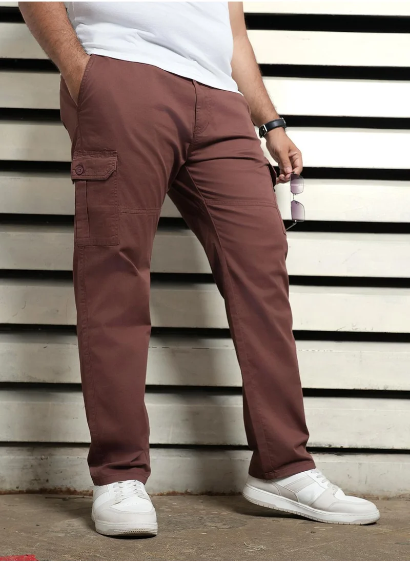 HIGH STAR Men Brown Trousers