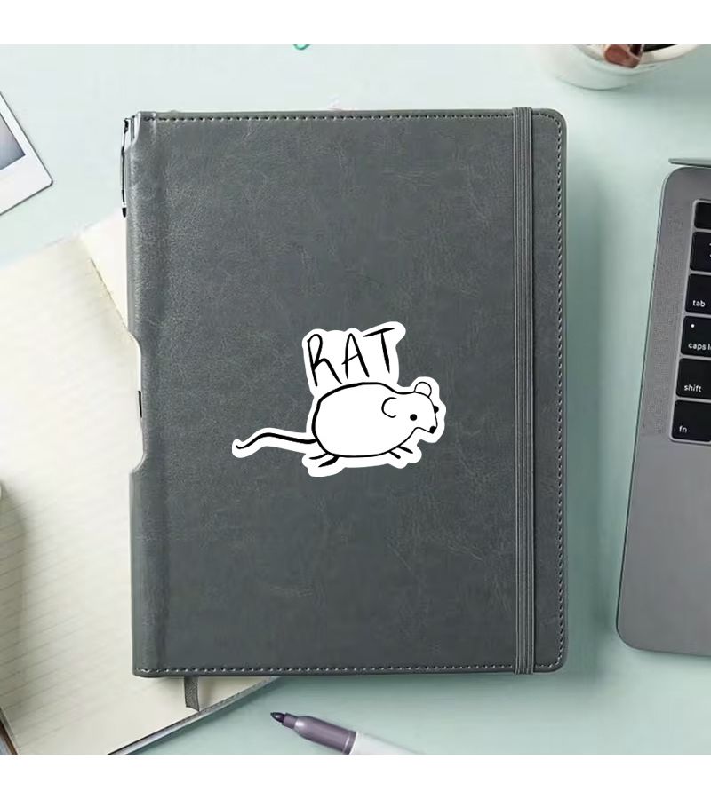 Fun Durable Rat Stickers 1pc for Laptops Guitars Motorcycles Car Bumper - Image 3