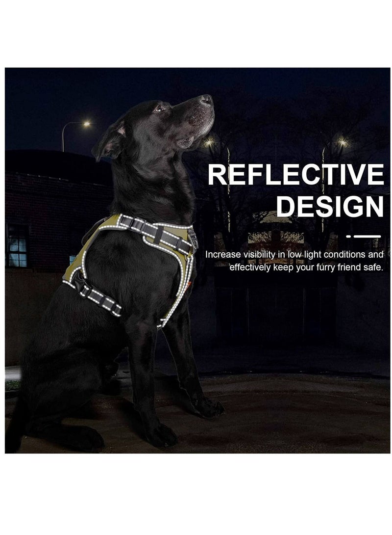 fida Retractable Dog Harness Yellow XL - Image 3
