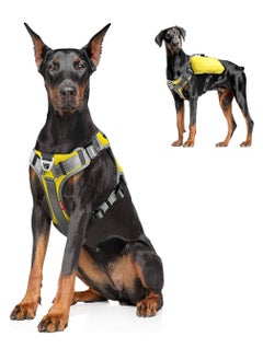 fida Retractable Dog Harness Yellow XL  - Image 1