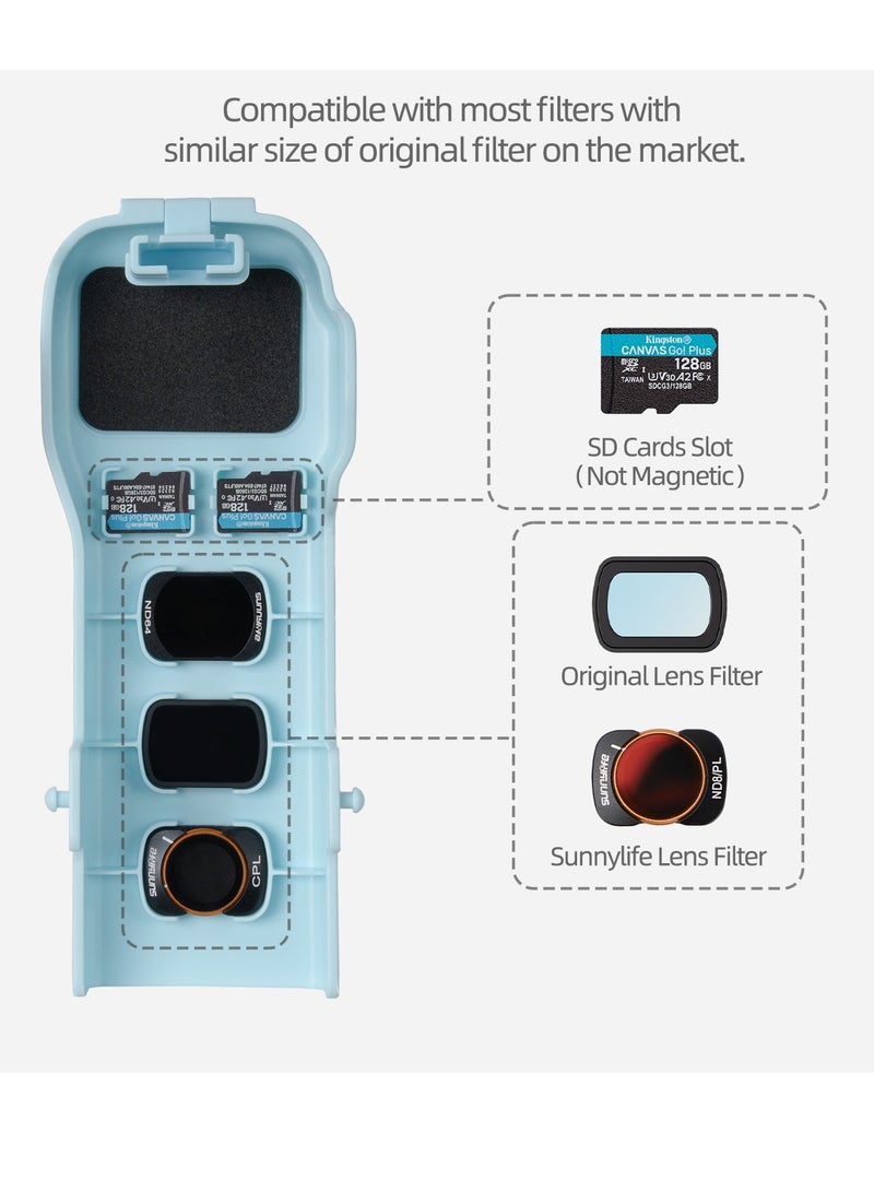 SUNNY LIFE Colorful Protective Lid for DJI OSMO Pocket 3,Silicone Protective Case Cover, Tempered Glass Screen Protector, Lens Protector  - Image 4