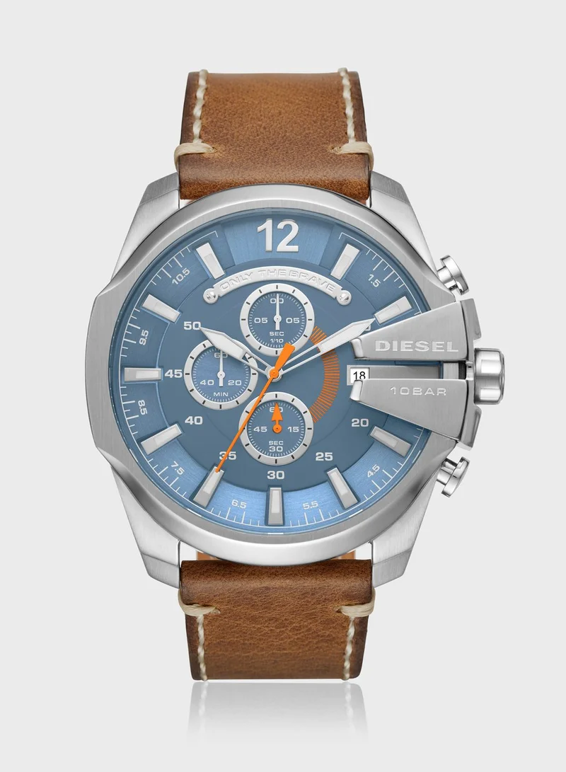 DIESEL Dz4458 Leather Strap Analog Watch