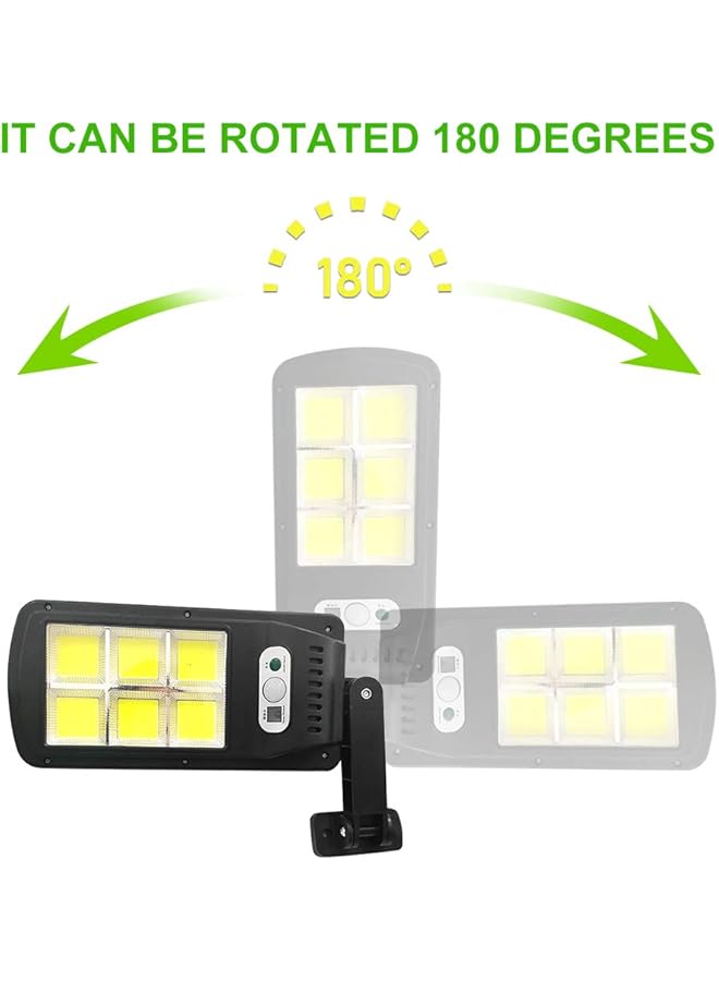 erorex Solar Street Light 120 Leds Waterproof Wireless Solar Flood Light Motion Sensor Security Lamp With 3 Lighting Modes And Remote Controller For Garden Street Deck Fence - Image 4