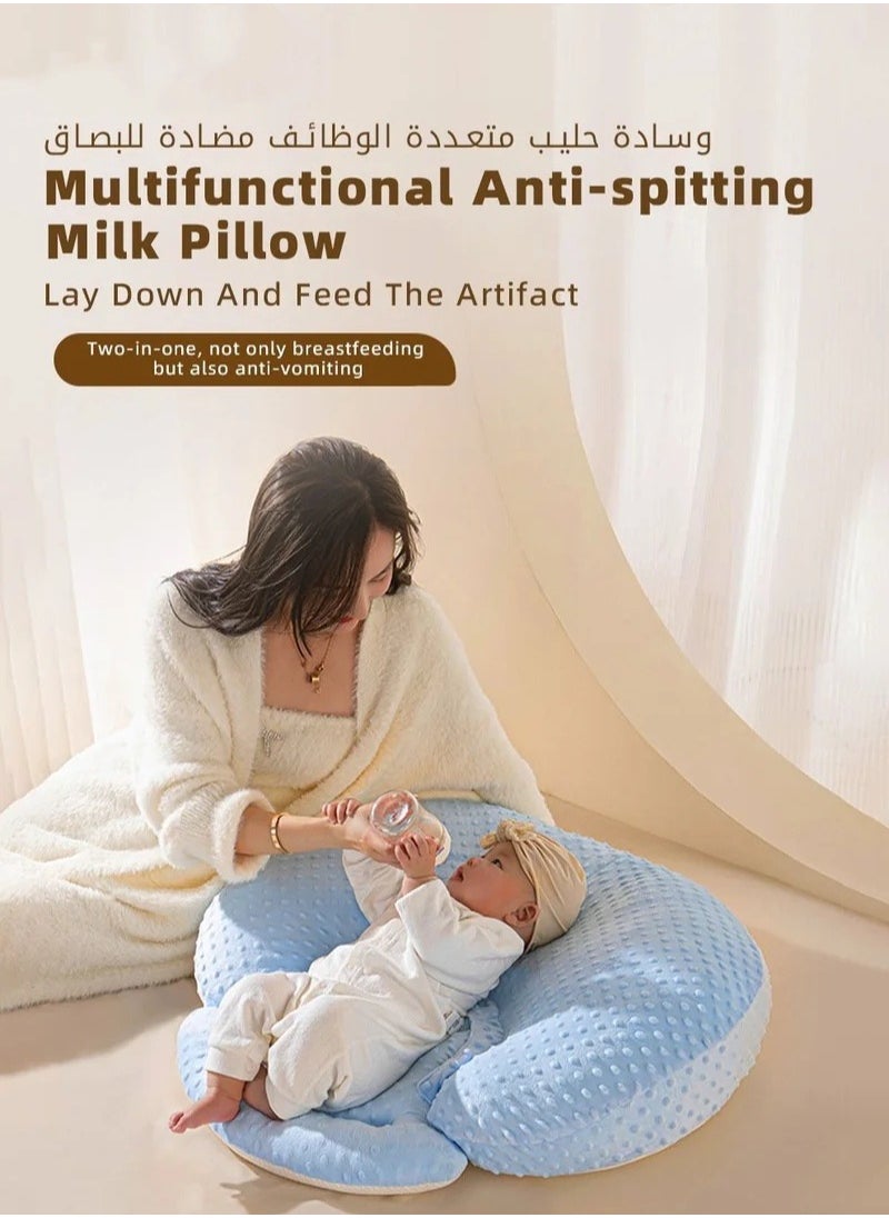 MIXDE Baby Nursing Pillow & Body Positioner with Premium Material for Breastfeeding and Bottle Feeding, Infant Sitting Support to Babies Boys and Girls  - Image 1