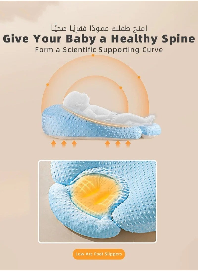 MIXDE Baby Nursing Pillow & Body Positioner with Premium Material for Breastfeeding and Bottle Feeding, Infant Sitting Support to Babies Boys and Girls  - Image 4