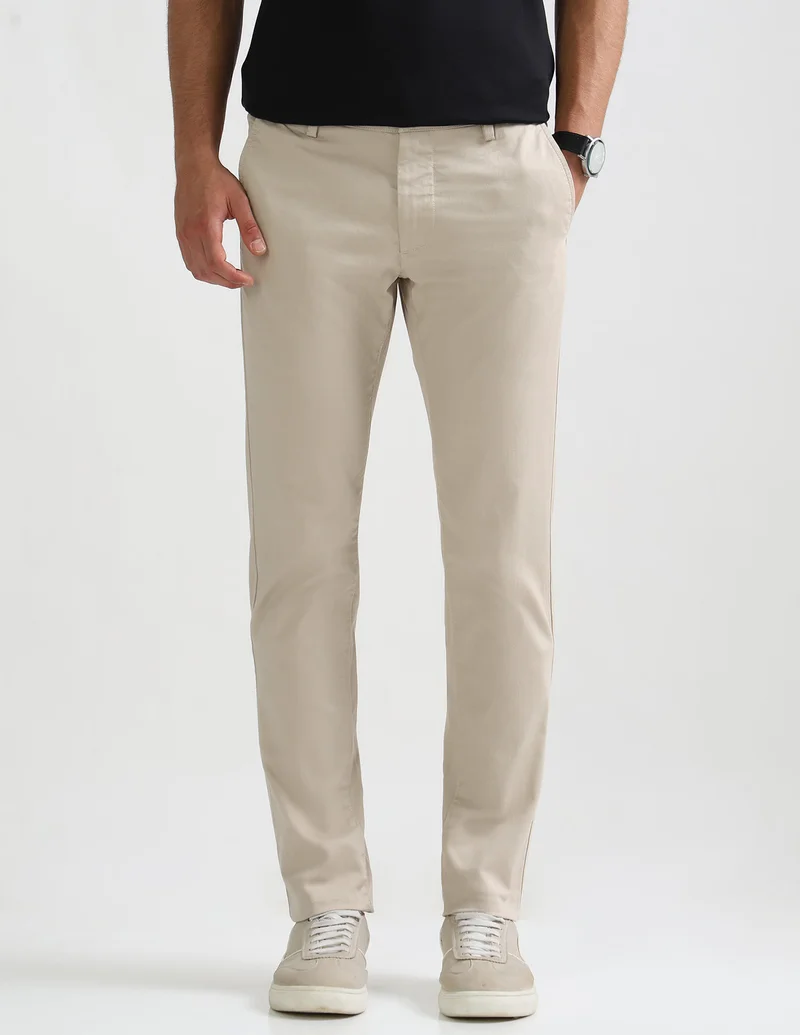 Arrow Slim Fit Dobby Weave Trousers