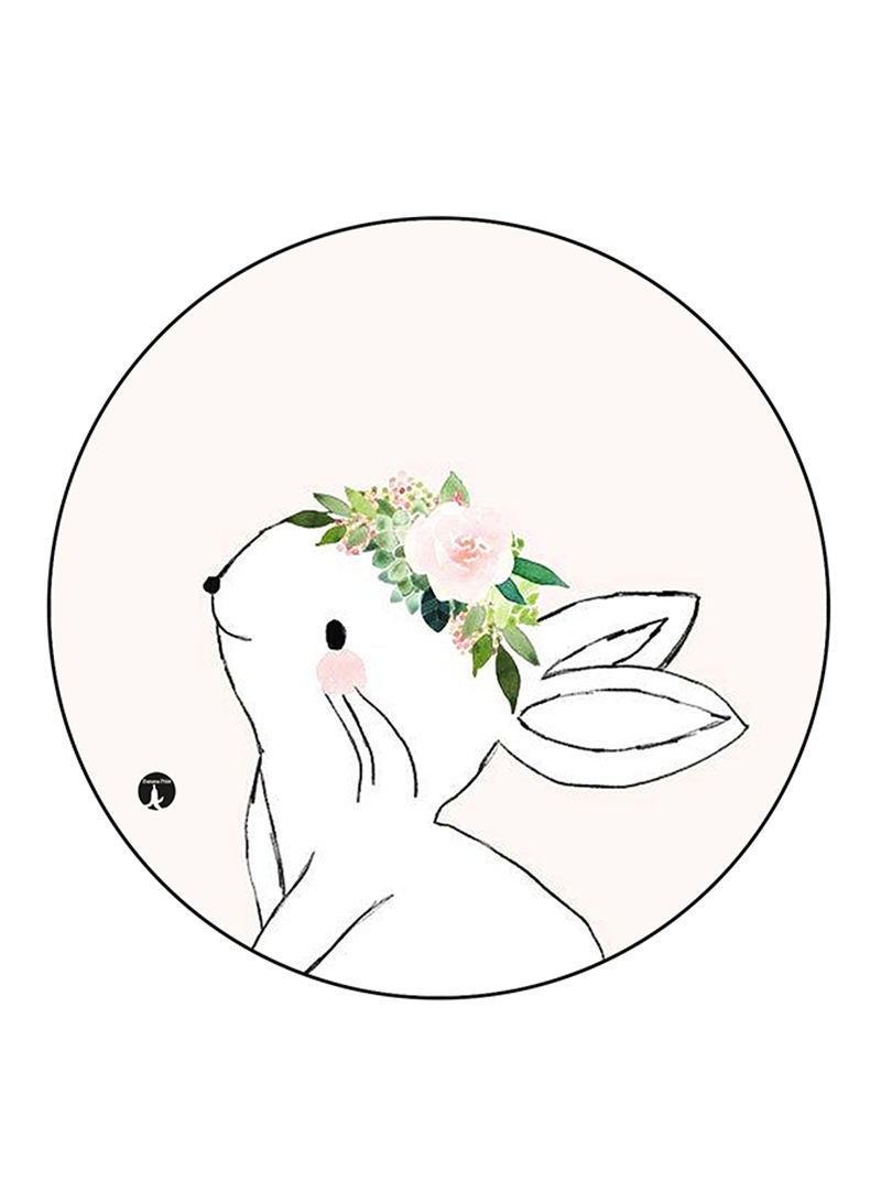 RKN Rabbit Printed Mouse Pad  Multicolour
