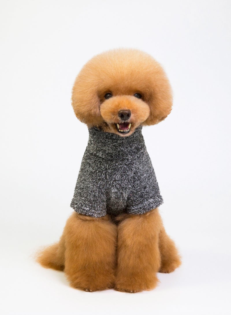 Loquat ملابس دافئة وسميكة للكلاب رمادي - Image 1