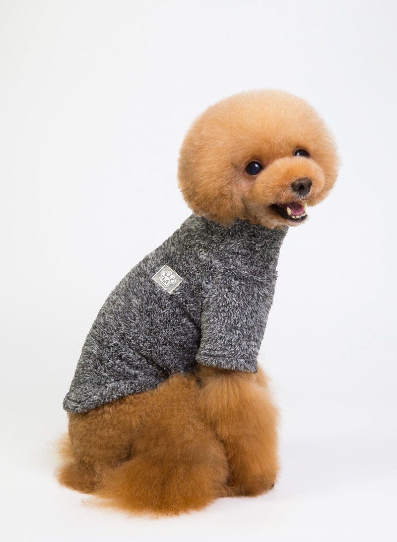 Loquat ملابس دافئة وسميكة للكلاب رمادي - Image 2