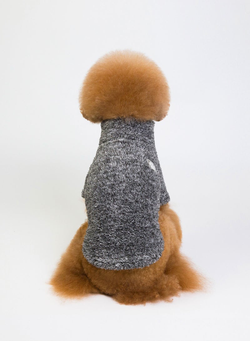 Loquat ملابس دافئة وسميكة للكلاب رمادي - Image 3