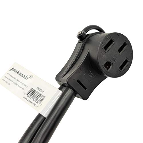 Park World Parkworld 692361 RV (2) 30A to 50A V Adapter Cord, (2) TT-30P Male to 14-50R Female, 1.5FT - Image 4