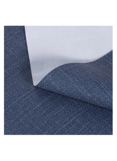 Generic Heavy Duty Vinyl Rectangle Tablecloth 152x305 cm,100% Waterproof, Oil & Spill Proof PVC Table, Wipe Clean for Dining, Parties, Camping, Reusable for Indoors & Outdoors (Navy Blue)  - Image 4