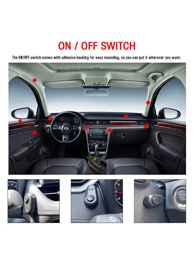 LED Light Bar Wiring Harness Kit, 300W 2 Leads 16 AWG Universal LED Wiring Harness with 12V 40A Relay On & Off Switch for Off-Road Vehicles Fit 2 Lights