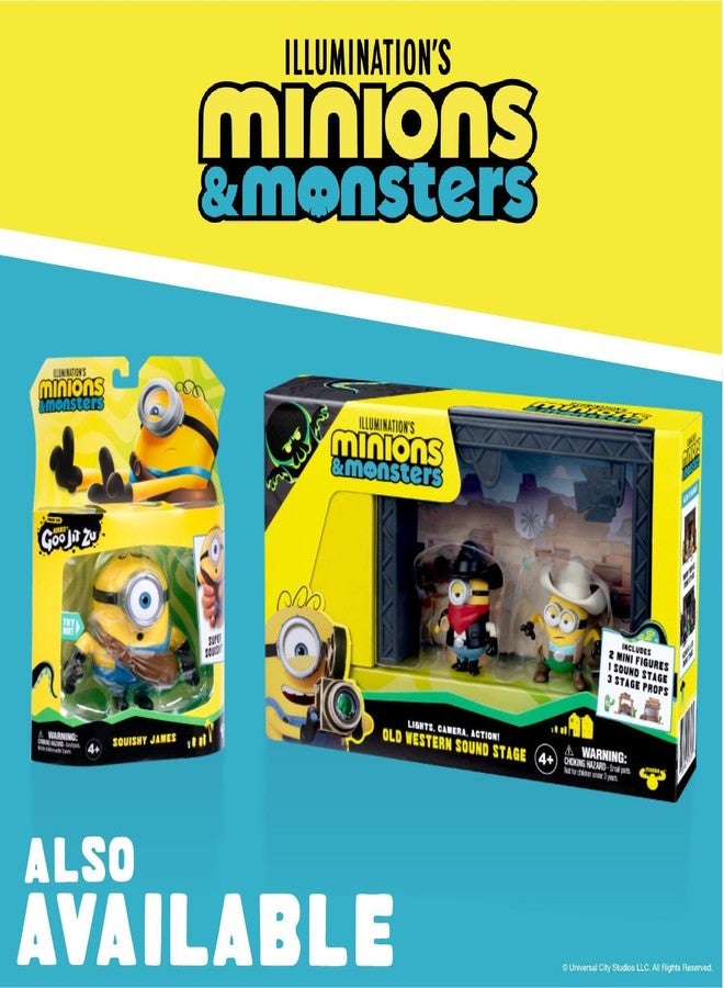 مينيونز مجسم جيمس المطاطي من سلسلة Minions Monsters x Heroes of Goo JIT Zu - Image 3