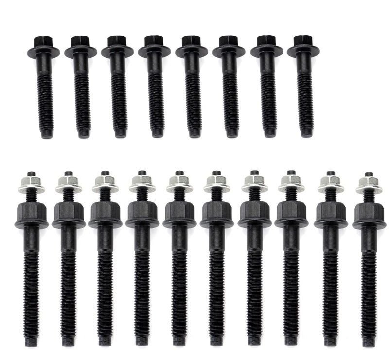 RJSPHH Exhaust Manifold Bolts & Studs Hardware Kit set Compatible for 2009-2020 Chrysler Dodge Ram 5.7L V8 Engines. Complete set Left + Right - Image 1