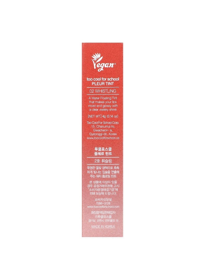 too cool for school Too Cool for School, Water Floating Pleur Tint, 02 Whistling, 0.14 oz (4 g)  - Image 3
