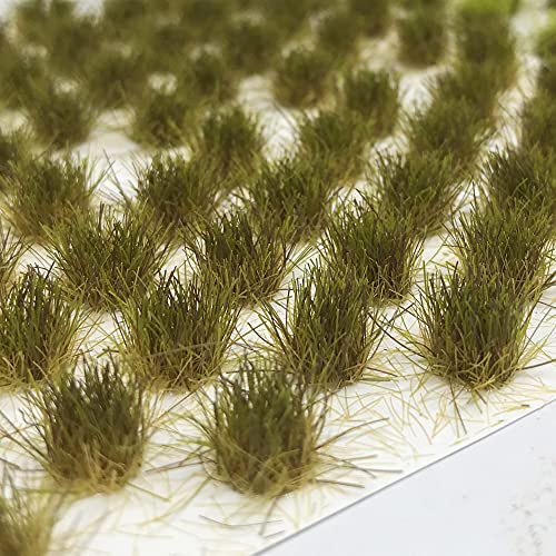 Cayway 128 PCS Static Grass Tuft Model Grass Tufts Terrain Model Kit Resin Static Scenery Model, Fake Moss Grass and Tweezers for Train Landscape Railway Artificial Grass Modeling - Image 2