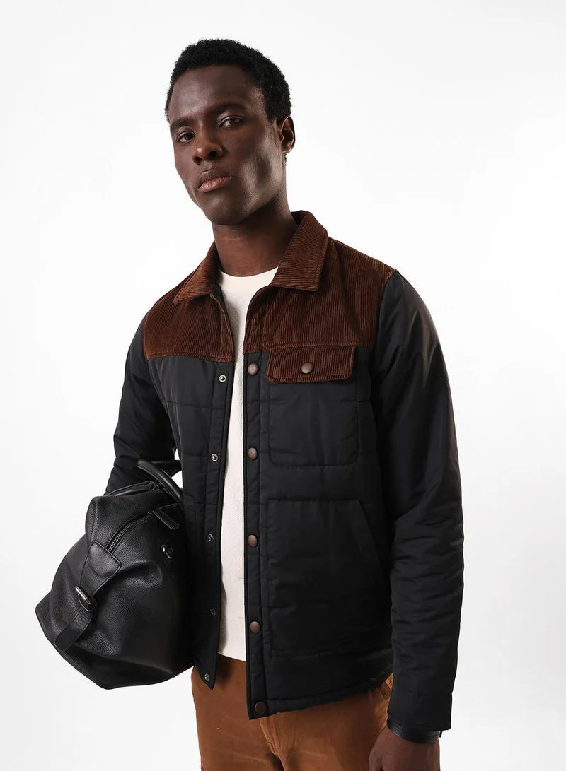 دينيس لينغو جاكيت رجالي مبطن بالبوليستر بنسبة % بلون بني مقاس عادي