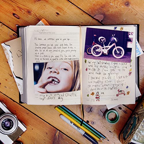 Suck UK Our Life Story Journal 100 Year Diary Journal Notebook Create Your Own Baby Book Diary & Christening Gifts For Boys & Girls Personalized Scrapbook & Engagement Gifts Blank Memory Book - Image 2