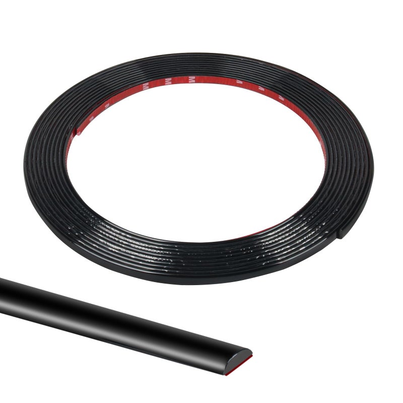 Yskzyz Flexible Wall Molding Trim Self Adhesive Mirror Tape Border 0.4 * 0.1in Peel and Stick Trim for Wall Tile Edges Kitchen Backsplash Floor Mirrior Frame Decor(9.8 Ft) - Image 1