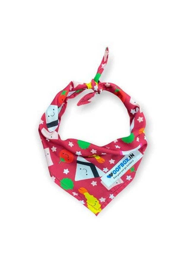 W Brings Cherry Blossom Dog Bandana/Scarf | This Stunning Gorgeous Design Dog Bandana Scarf Is Perfect Styling Accessory For Dogs Large, Medium & Small. One Size Fits All. - Image 5