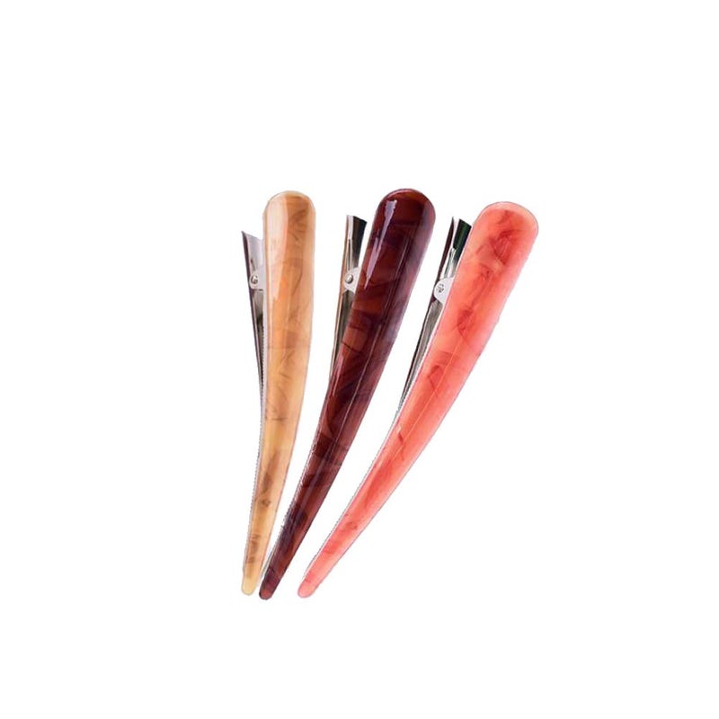 lasenersm 3 Pieces 55 Large Duck Teeth Bows Hair Clips Hairpins Chic Styling Claw Hair Barrettes Makeover Pinch Clip Hair Grip Crocodile Accessories for Women and Girls