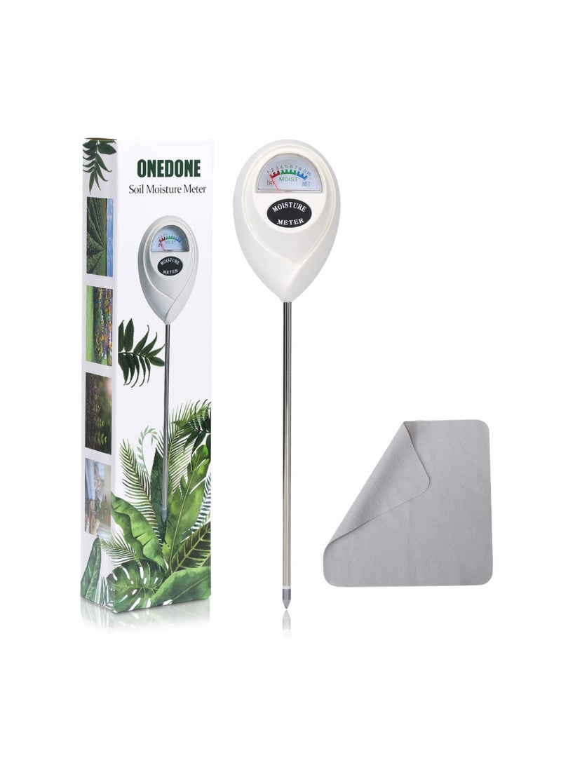 Generic Moisture Meter, Soil Moisture Meter, Soil Plant Water Meter for House Plants, Plant Moisture Meter, with Cleaning Cloth, Plant Water Meter, for Gardening, Farming, Indoor and Outdoor Plants - Image 1
